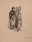 Pierre Georges Jeanniot, Poor Family, dibujo original de tinta china sobre papel, principios del siglo XX, Imagen 1