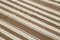Brown Striped Dhurrie Rug, Image 5