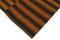 Vintage Orange & Black Kilim Rug, Image 4