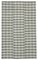 Vintage Grey Kilim Rug in Wool & Cotton 1