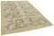 Beige Overdyed Rug in Wool, Image 2