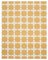 Yellow Pattern Dhurrie Rug, Image 1