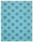Tapis Dhurrie Turquoise, 2000s 1
