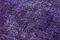 Turkish Purple Overdyed Runner Rug, Image 5