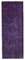 Tapis de Couloir Surteinté Violet, Turquie 1