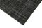 Black Overdyed Wool Area Rug, Image 4