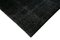 Large Area Black Overdyed Rug 4