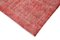 Roter Überfärbter Teppich 4