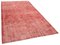 Roter Überfärbter Teppich 2