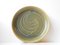 Graphic Green Danish Stoneware Bowl by Eva Staehr Nielsen for Saxbo, 1950s 1