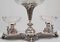 Sheffield Silver Plate and Glass Centrepieces, Set of 2 3