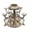 Sheffield Epergne Cut Glass Silver Plate Centrepiece 6