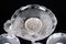 Assiette en Argent et Bols en Verre, Set de 2 18