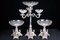 Assiette en Argent et Bols en Verre, Set de 2 10