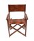 Leather Campaign Desk and Chair, Set of 2 4