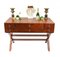 Set of Leather Campaign Desk and Chair 11