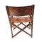 Set of Leather Campaign Desk and Chair 14