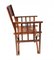 Set of Leather Campaign Desk and Chair 15