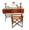 Set of Leather Campaign Desk and Chair 2