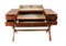 Set of Leather Campaign Desk and Chair 9