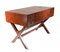 Set of Leather Campaign Desk and Chair 8