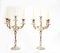 Rococo Silver-Plated Candelabras from Sheffield, Set of 2 1