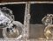 Versilberte Rokoko Sheffield Teller und Kristallglas Schalen von Epergne, 4er Set 9