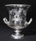 Viktorianischer Campana Urn Humpen aus geätztem Glas, versilbert 7