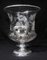 Viktorianischer Campana Urn Humpen aus geätztem Glas, versilbert 3