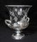 Viktorianischer Campana Urn Humpen aus geätztem Glas, versilbert 8
