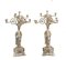 English Victorian Silver-Plated Candelabras, Set of 2 1