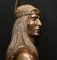Indian Frederic Remington 3/4 Bronze Statue, 1890s, Image 21