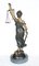 Báscula de bronce de la estatua de la justicia ciega Art de Myer, Imagen 9