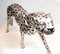 Art Deco Gepard Katze aus Silber & Bronze in Statue 8