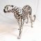 Art Deco Gepard Katze aus Silber & Bronze in Statue 10