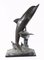 Vintage Bronze Dolphin Statue 12