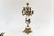 French Gilt Candelabra with Marble Details, Image 3