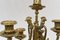 French Gilt Candelabra with Marble Details 5
