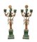 Empire Maiden Malachite Candelabras, Set of 2 4