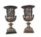 Classical Bronze Campana Urns, Set of 2 1