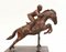 Englische Bronze Steeplechase Horse Jockey Statue - Springreiter 6