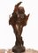 Jugendstil Bronzefigur Nackte Nackte Weibliche Statue 1