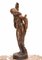 Figura Art Nouveau de bronce, estatua femenina desnuda, Imagen 10