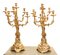 Rococo Candelabras Ormolu English Regency Gilt Candles, Set of 2, Image 4