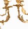 Rococo Candelabras Ormolu English Regency Gilt Candles, Set of 2, Image 6