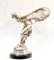 Art Nouveau Bronze Rolls Royce Flying Lady Figurine 2