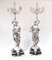 Silver Bronze Candleholders by Gregoire Figurines, Set of 2, Image 5