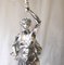 Silberne Bronze Kerzenhalter von Gregoire Figurines, 2er Set 3