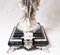 Silver Bronze Candleholders by Gregoire Figurines, Set of 2 9