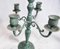 French Bronze Candleholders Verdis Gris, Set of 2, Image 7